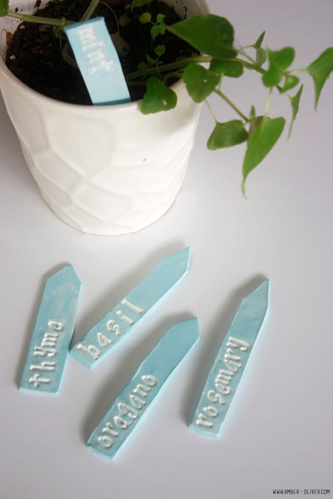 small herb garden markers
