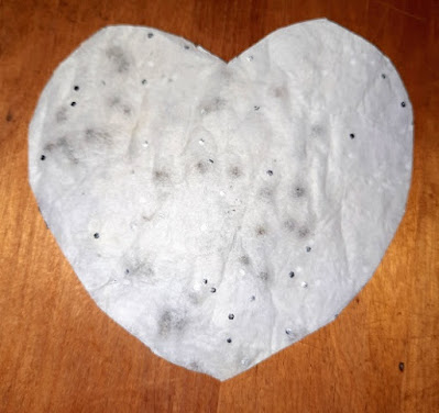 seed planting paper heart